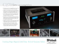 McIntosh C2700 - Brochure 